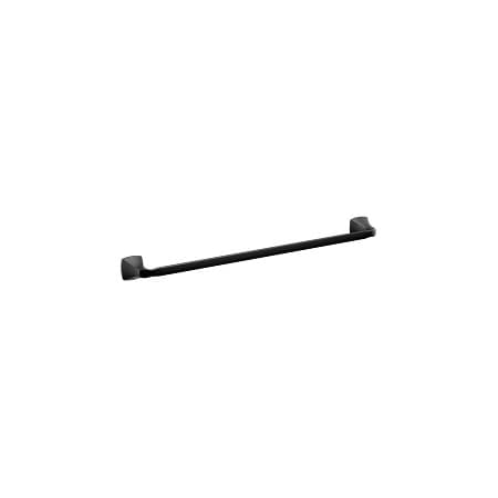 Moen Voss 24in Towel Bar in Matte Black YB5124BL